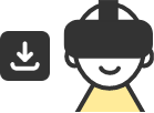 VR視聴用アプリをダウンロード