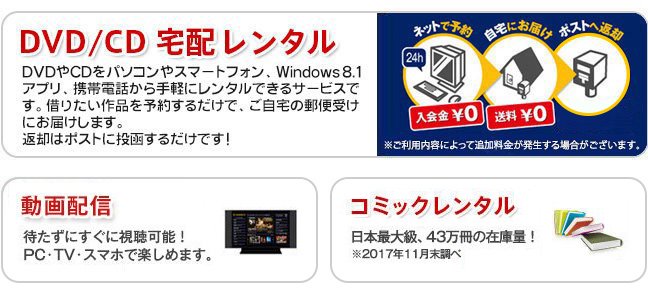 Tsutaya Discasとは ツタヤ ディスカス Tsutaya Discas Tsutaya Discas 通常ページ コミック レンタル以外